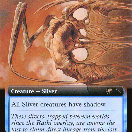 Shadow Sliver (SLD-624) - Secret Lair Drop: (Extended Art) Foil