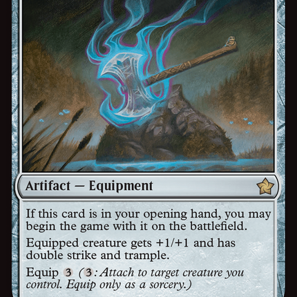 Leyline Axe (FDN-129) - Foundations Foil