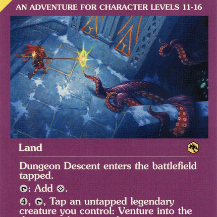 Dungeon Descent (AFR-352) - Adventures in the Forgotten Realms: (Showcase)