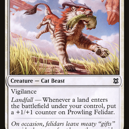 Prowling Felidar (ZNR-034) - Zendikar Rising Foil