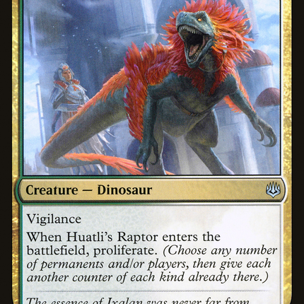 Huatli's Raptor (WAR-200) - War of the Spark Foil