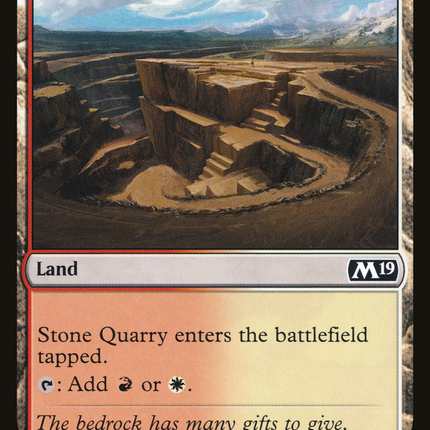 Stone Quarry (M19-256) - Core Set 2019 Foil