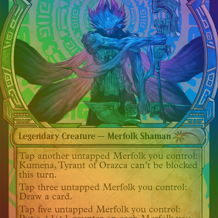 Kumena, Tyrant of Orazca (SLD-1412) - Secret Lair Drop: (Showcase) Foil