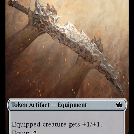 Sword (BLB-028) - Bloomburrow Tokens Foil