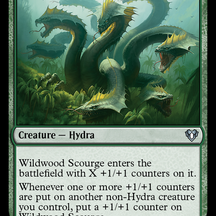 Wildwood Scourge (CMM-332) - Commander Masters Foil