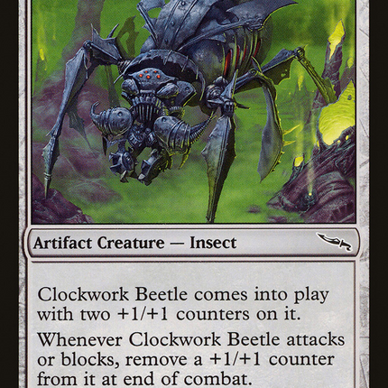Clockwork Beetle (MRD-153) - Mirrodin Foil