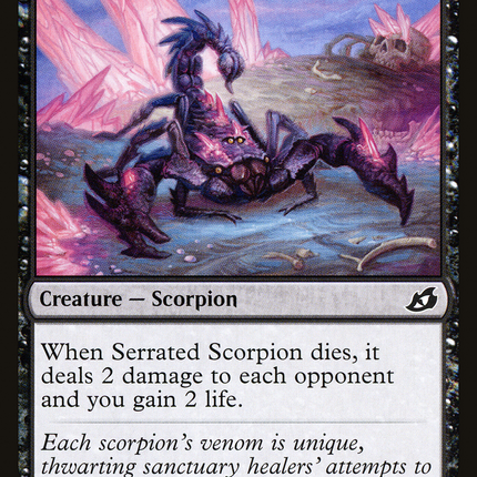 Serrated Scorpion (IKO-099) - Ikoria: Lair of Behemoths Foil