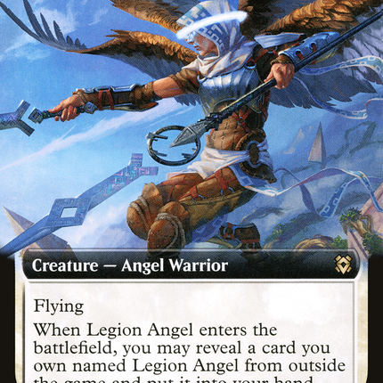 Legion Angel (ZNR-318) - Zendikar Rising: (Extended Art)
