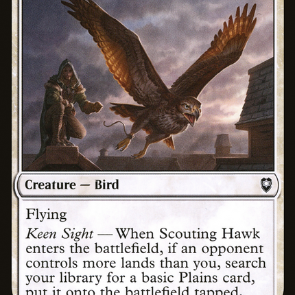 Scouting Hawk (CLB-041) - Commander Legends: Battle for Baldur's Gate Foil