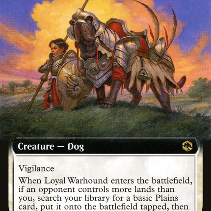 Loyal Warhound (AFR-363) - Adventures in the Forgotten Realms: (Extended Art)