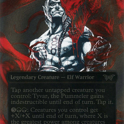 Tyvar, the Pummeler (DSK-408) - Duskmourn: House of Horror: (Showcase) (Borderless) Foil