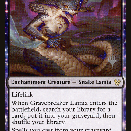 Gravebreaker Lamia (PPTHB-098) - Theros Beyond Death Promos: (enchantment)