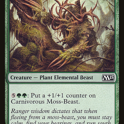 Carnivorous Moss-Beast (M15-170) - Magic 2015 Foil