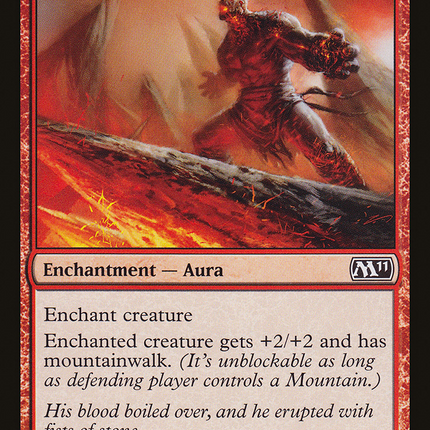 Volcanic Strength (M11-158) - Magic 2011 Foil