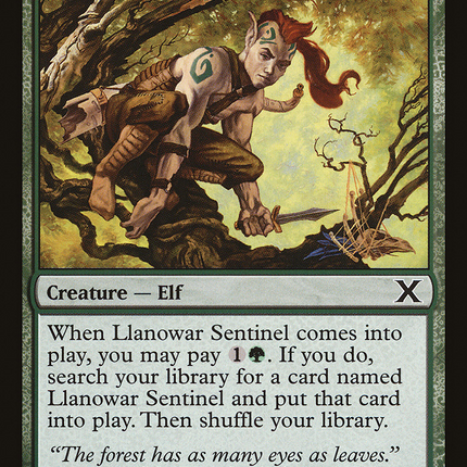 Llanowar Sentinel (10E-275) - Tenth Edition