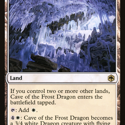 Cave of the Frost Dragon (AFR-253) - Adventures in the Forgotten Realms Foil