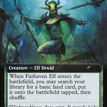 Farhaven Elf (SLD-766) - Secret Lair Drop: (Extended Art) Foil