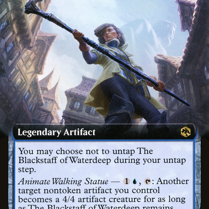 The Blackstaff of Waterdeep (AFR-365) - Adventures in the Forgotten Realms: (Extended Art) Foil