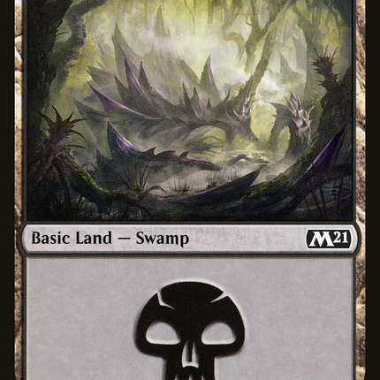 Swamp (M21-267) - Core Set 2021 Foil