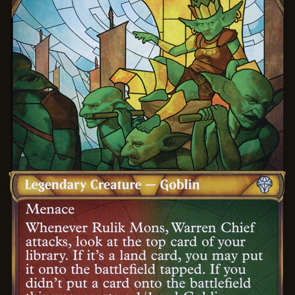 Rulik Mons, Warren Chief (DMU-316) - Dominaria United: (Showcase) Foil