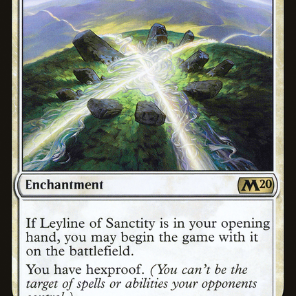 Leyline of Sanctity (M20-026) - Core Set 2020