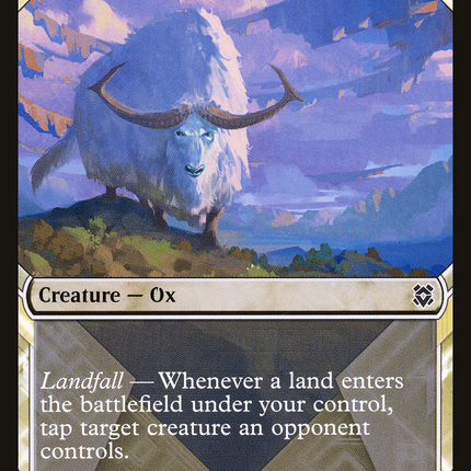 Makindi Ox (ZNR-293) - Zendikar Rising: (Showcase)