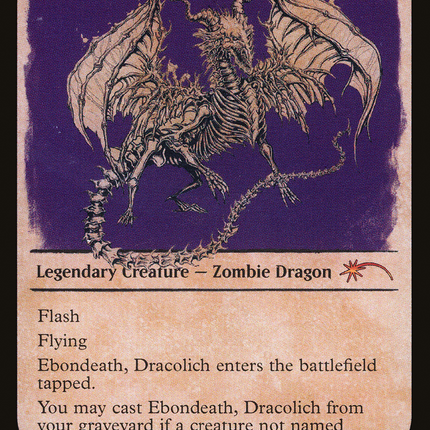 Ebondeath, Dracolich (SLD-1014) - Secret Lair Drop: (Showcase) Foil