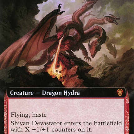 Shivan Devastator (DMU-410) - Dominaria United: (Extended Art)