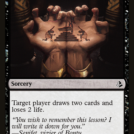 Painful Lesson (AKH-102) - Amonkhet Foil