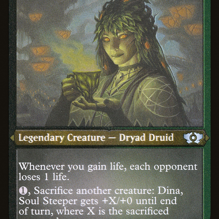 Dina, Soul Steeper (Foil Etched) (MUL-102) - Multiverse Legends Foil
