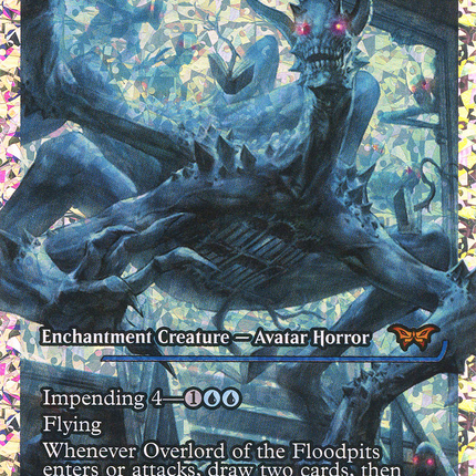 Overlord of the Floodpits (DSK-399) - Duskmourn: House of Horror: (Showcase) Foil
