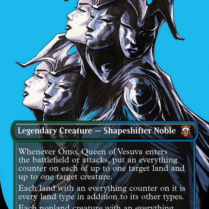 Omo, Queen of Vesuva (M3C-141) - Modern Horizons 3 Commander (Borderless) Foil