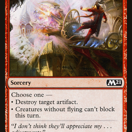 Destructive Tampering (M21-141) - Core Set 2021 Foil