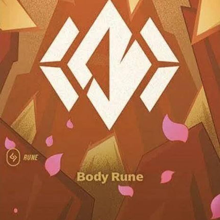 Body Rune (R04b) Spiritforged - Riftbound Organized Play Promotional Cards Foil