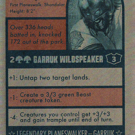 Garruk Wildspeaker // Garruk Wildspeaker (SLD-749) - Secret Lair Drop: (Full Art) (Borderless) Foil