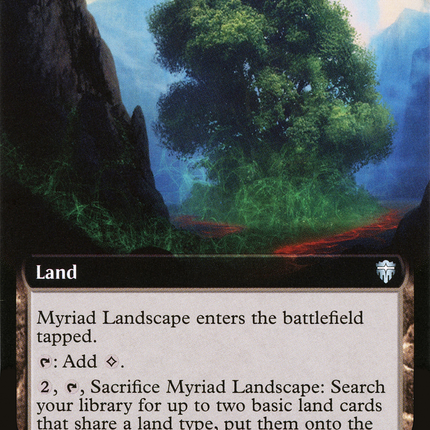 Myriad Landscape (CMR-706) - Commander Legends: (Extended Art) Foil