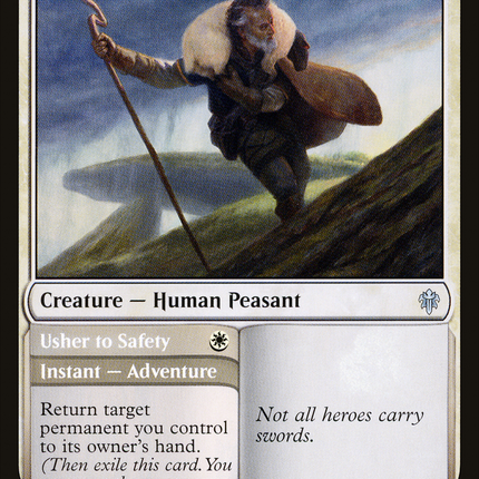 Shepherd of the Flock // Usher to Safety (ELD-028) - Throne of Eldraine