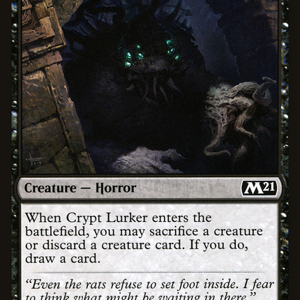 Crypt Lurker (M21-093) - Core Set 2021 Foil
