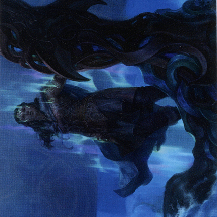 Cosima, God of the Voyage Art Card (ASKHM-012) - Art Series: Kaldheim (Borderless)