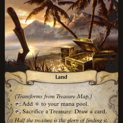 Treasure Map // Treasure Cove (XLN-250) - Ixalan: (compasslanddfc) Foil
