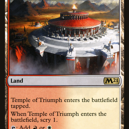 Temple of Triumph (PPM21-256) - Core Set 2021 Promos