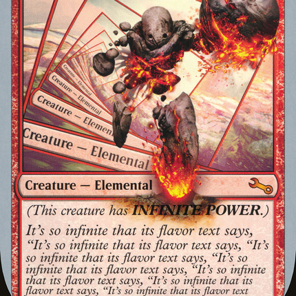 Infinity Elemental (UST-088) - Unstable Foil