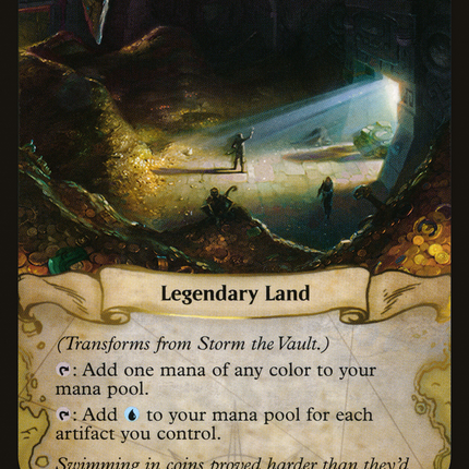 Storm the Vault // Vault of Catlacan (RIX-173) - Rivals of Ixalan: (compasslanddfc)