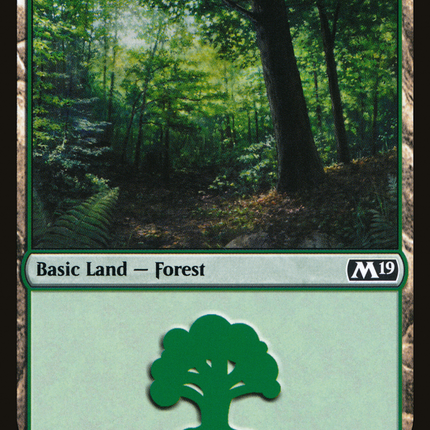 Forest (M19-278) - Core Set 2019 Foil