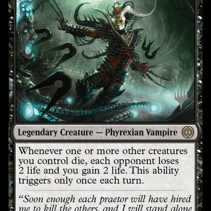 Vraan, Executioner Thane (PPONE-114) - Phyrexia: All Will Be One Promos
