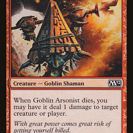 Goblin Arsonist (M12-136) - Magic 2012 Foil