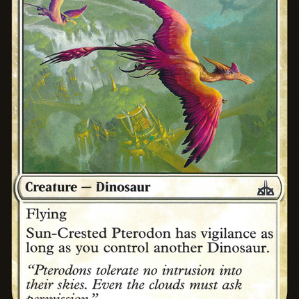 Sun-Crested Pterodon (RIX-027) - Rivals of Ixalan Foil