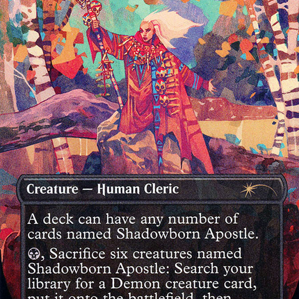 Shadowborn Apostle (SLD-683) - Secret Lair Drop (Borderless) Foil
