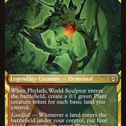 Phylath, World Sculptor (ZNR-313) - Zendikar Rising: (Showcase) Foil