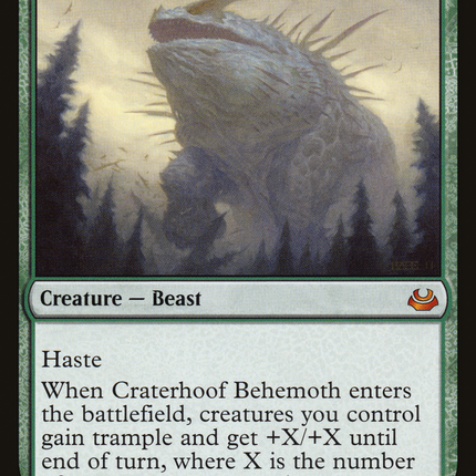 Craterhoof Behemoth (MM3-122) - Modern Masters 2017 Foil